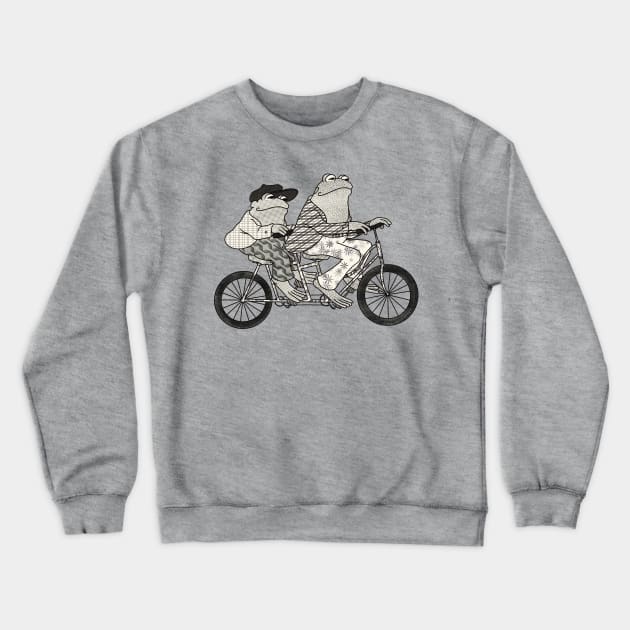 frog and toad Crewneck Sweatshirt by leximages 